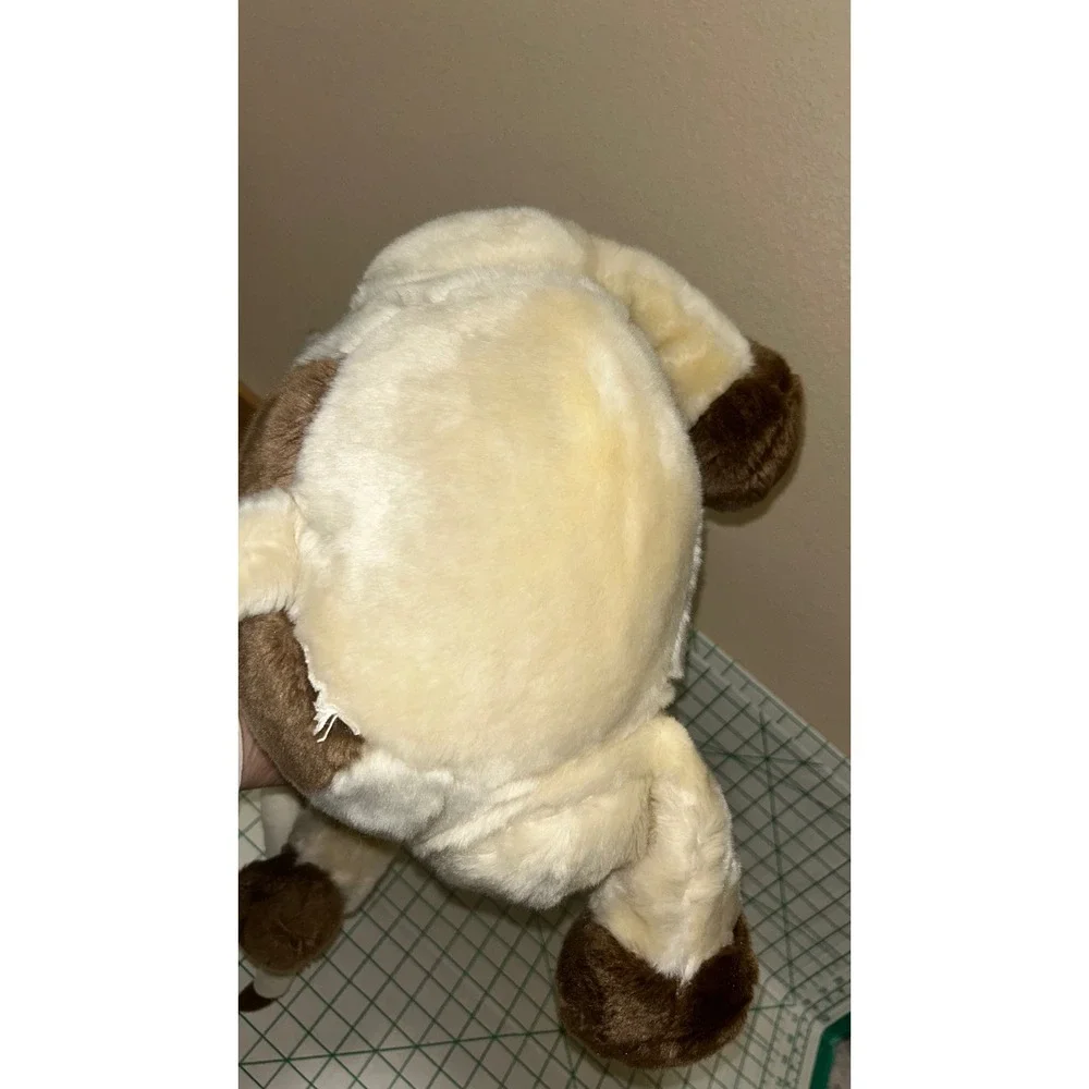 Unbranded Longhorn Bull Plush OS Tan Brown Western Stuffed Animal Toy